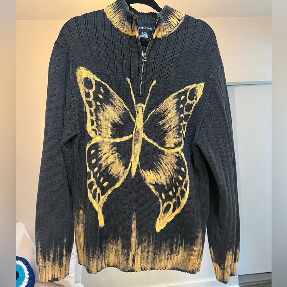 Vintage butterfly sweater